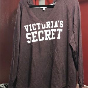 Victoria’s Secret pull over v neck sweatshirt